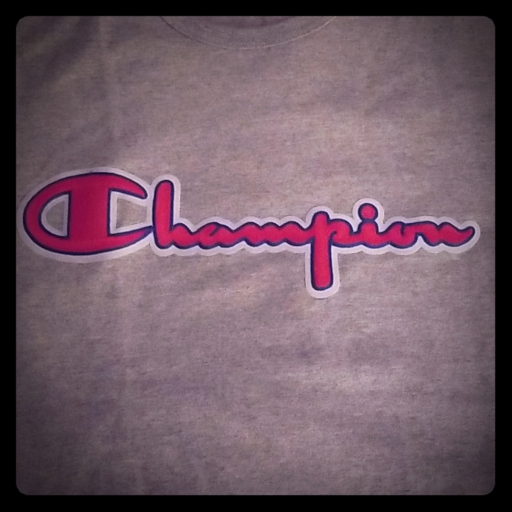 Champion Chenille Heritage T Shirt Large